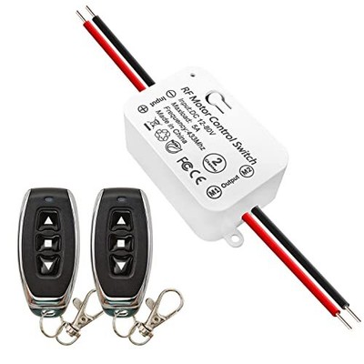 Wireless DC Motor Remote Control Switch, DC 12V~80V 5A Relay Receiver Control...