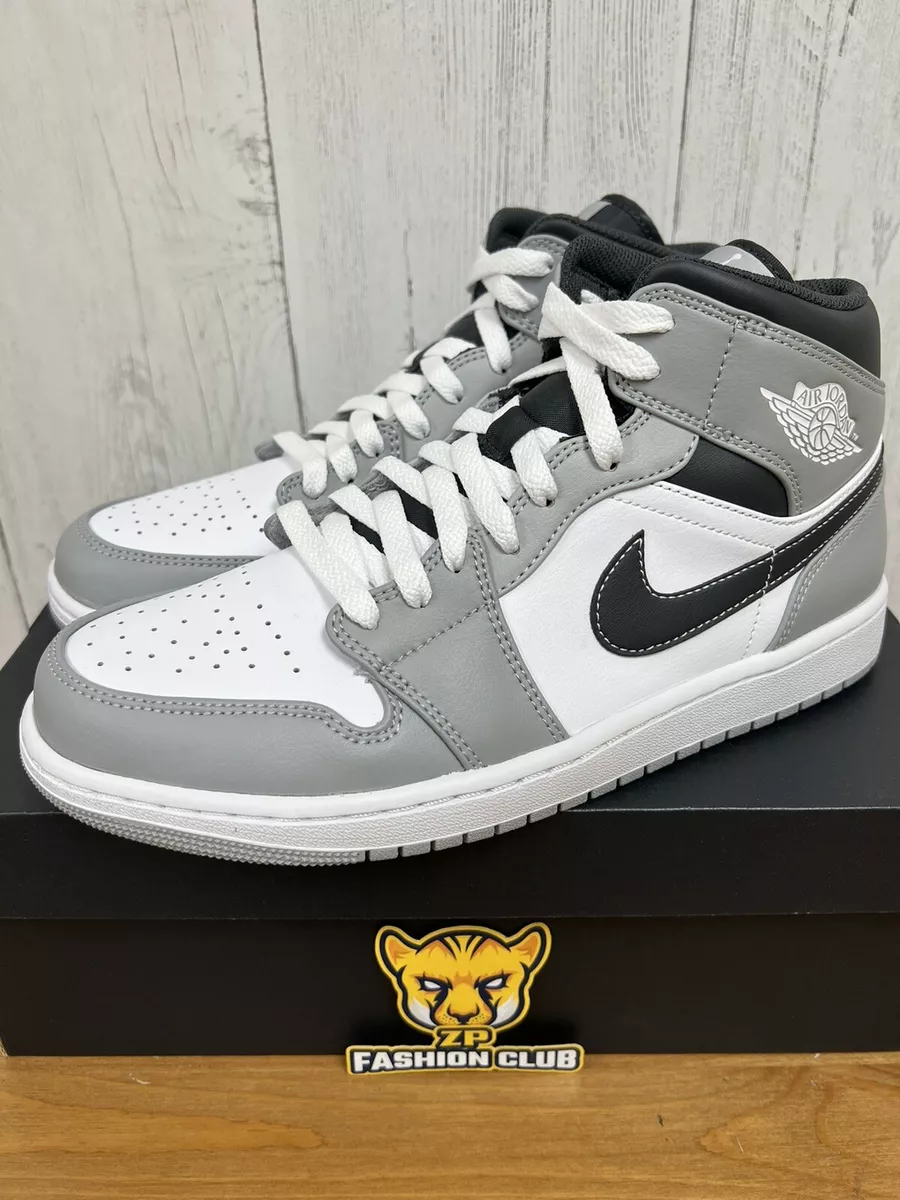 Air Jordan 1 Mid 'Light Smoke Grey' 554724-078