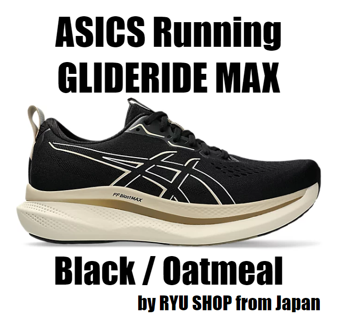 ASICS Running Shoes GLIDERIDE MAX 1011B891.001 Black / Oatmeal-image