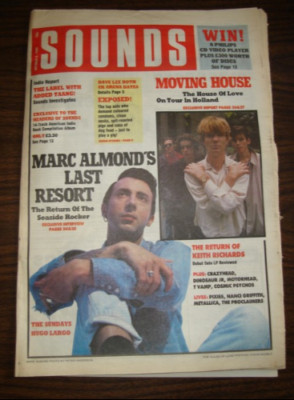 SOUNDS 1988 OCT 8 MARC ALMOND HOUSE OF LOVE PIXIES VAMP