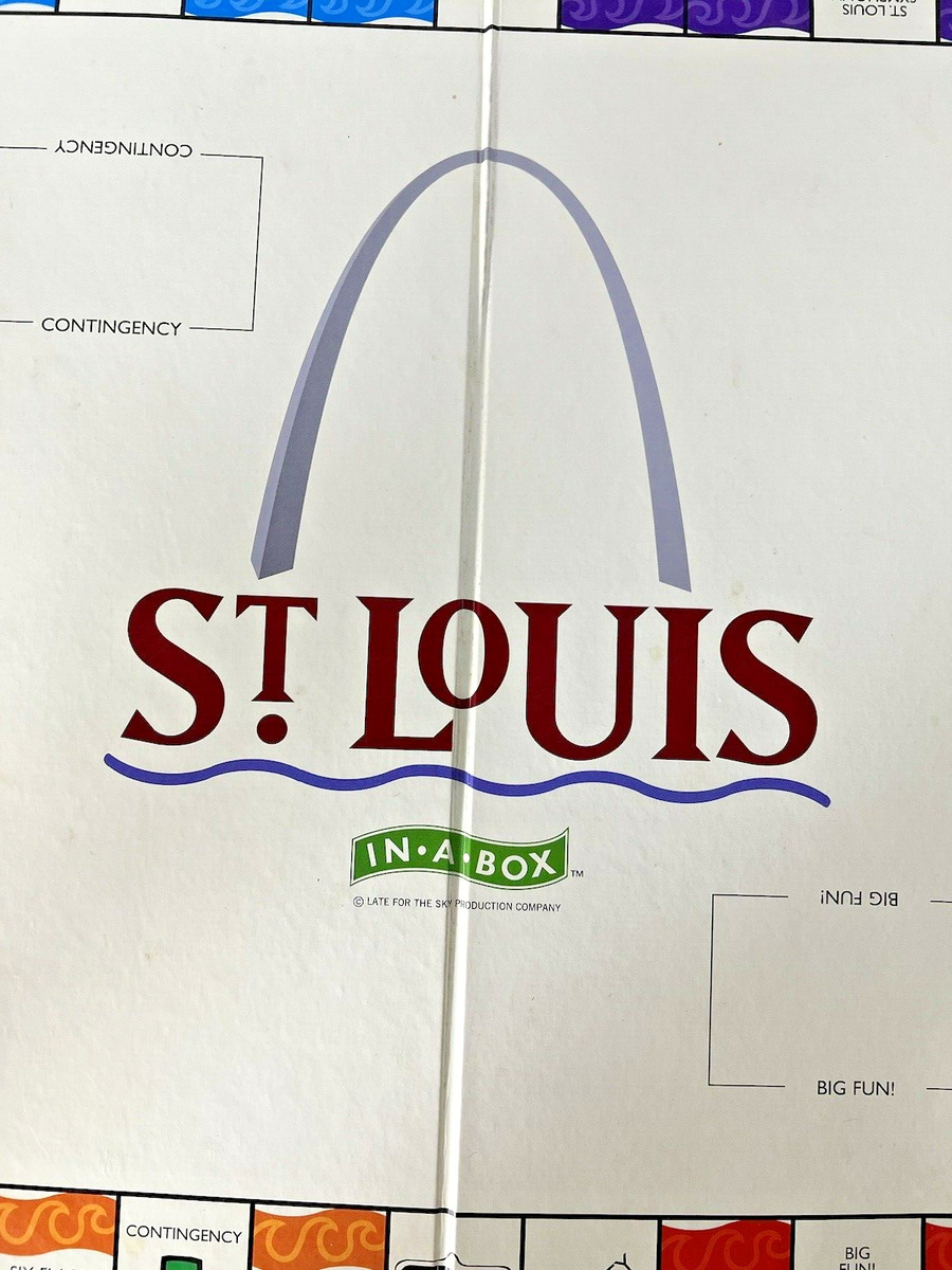 ST. LOUIS IN A BOX Monopoly-Style Board Game Late for the Sky Mississippi  River