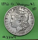 1892-O Morgan Silver Dollar Xf Extra Fine Better Date 90% Silver