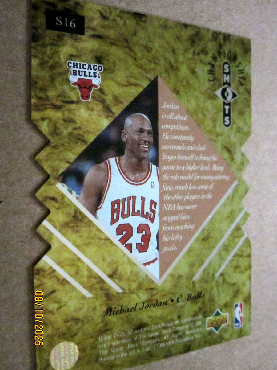 1996-1997 UPPER DECK CHAMPIONSHIP SHOTS BASKETBALL MICHAEL JORDAN