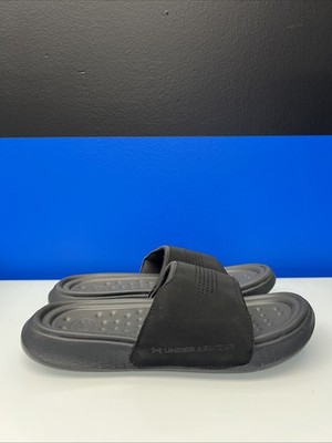 Under Armour Unisex Ansa Elevate Slide 3025044-001 Black M8/W9.5 WORN ONCE