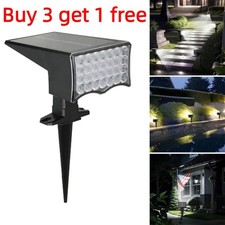 28LED Solar Spot  Lights Outdoor Waterproof Landscape Walkway Courtyard Garden