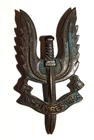 BRITISH MILITARY CAP BADGES,  Special Air Service (SAS) Bronze Cap Badge, WW2