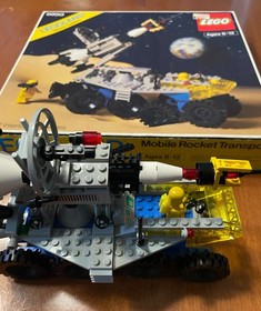 VINTAGE 1982 LEGO 6950 CLASSIC SPACE MOBILE ROCKET TRANSPORT