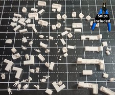 N Scale Kitchen Cabinets, Sofas, Coffee Table...