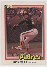 1981 Donruss Rick Wise #3 02yu