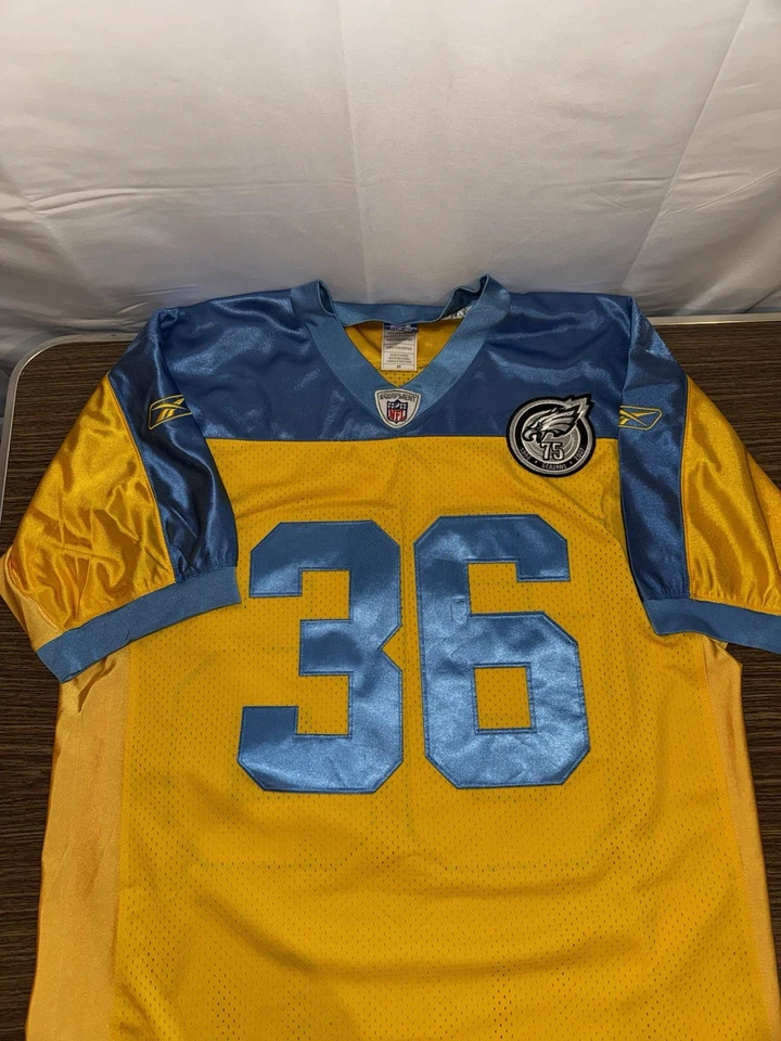 Camiseta deportiva retro Reebok Philadelphia Eagles Brian Westbrook #36 2007 talla 75 50 Foto 2 de 4