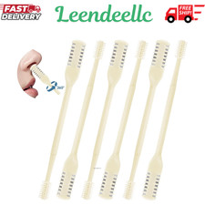 6 Pcs 2 in1 Nasal Hair Cutter, Double Sided Nose Hair Knife,Nostril Hair Remover