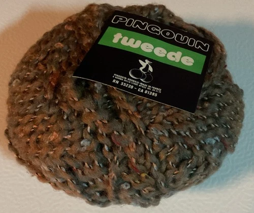 Pingouin Tweede Yarn Twisted Multi Colors 1.75 Ounces 66 Yds Wool Blend image 2