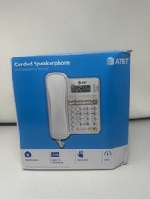 AT T CL2909 Corded Speakerphone - White OPEN BOX