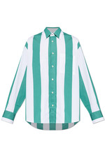 JACQUEMUS Green Camargue Shirt New  Authentic