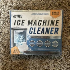 Ice Machine Cleaner Maker Descaler - 24 Clean Tablets Compatible with Frigida...