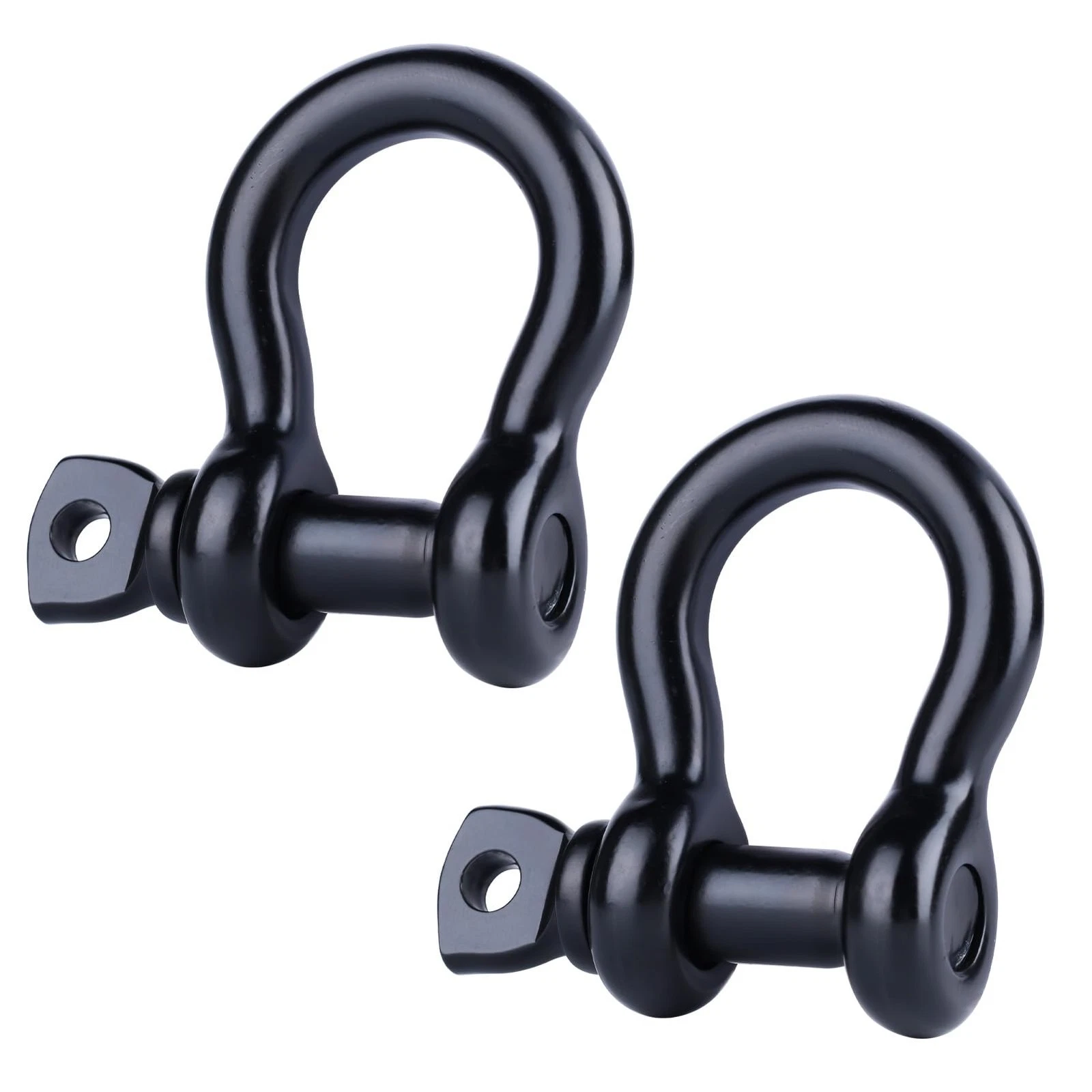 RiaYer Premium 3/8" Black 316 Stainless Steel D-Ring 3/8 inch,