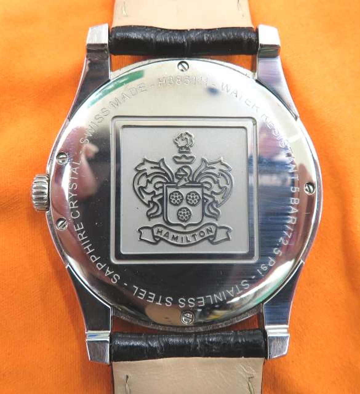 Hamilton Jazzmaster Black Leather Model H385111 HAMILTON image 5