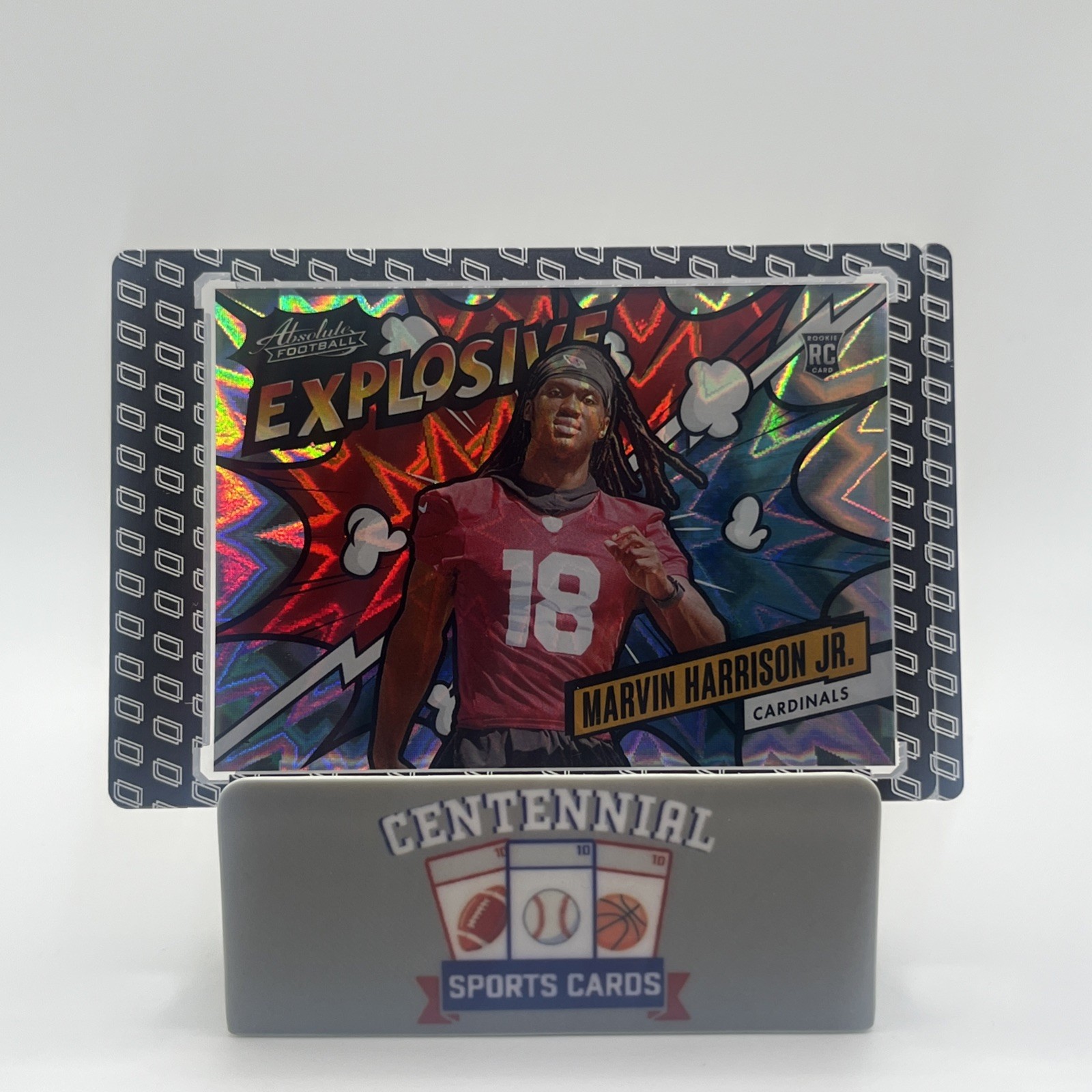 Panini 2024 Absolute Explosive Marvin Harrison Jr. RC Cardinals Pristine