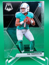 2020 Mosaic Tua Tagovailoa Rookie RC #203 Dolphins (P) Card. rookie card picture