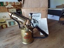NEW OLD STOCK Vintage Brass PARASENE Paraffin Blow Torch Lamp Boxed