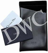 Christian Dior Sunglasses Soft Case Black Magnetic Pouch