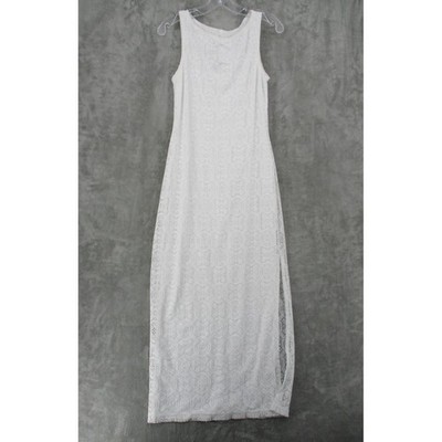 Vintage All That Jazz Dress Medium Lace Maxi Cottage Romantic Delicate Coquette
