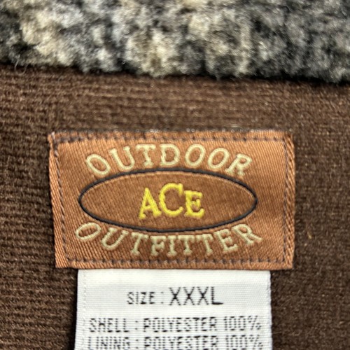 Vintage Outdoor Outfitters Ace Camo Fleece Lined Vest Men’s Size 3XL Full Zip - Picture 10 of 16