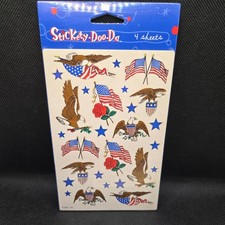 American Greeting tattoos patriotic eagles flags America forever 4 sheets July 4
