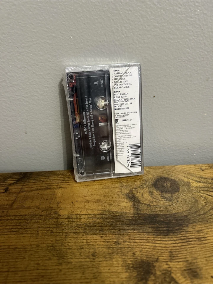 AC/DC  Ballbreaker (Cassette, 1995 EastWest Records America 7559-61780-4) SEALED - Image 3 of 4