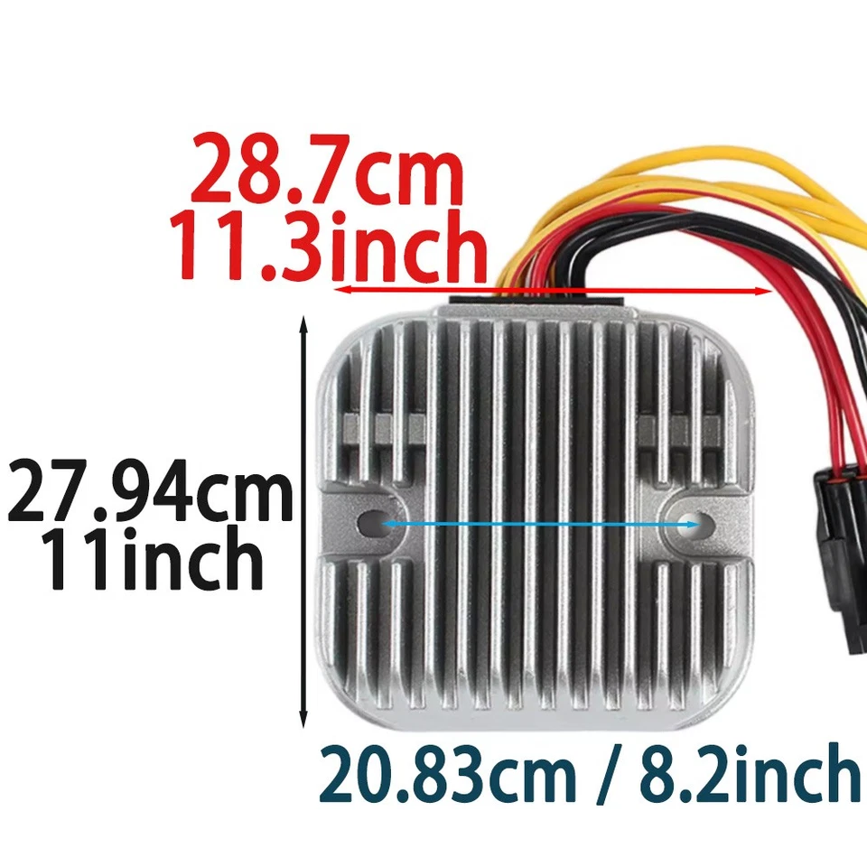 Motorcycle Voltage Regulator Silver Fit For Polaris Ranger 500 EFI 2008-2009 - Image 4 of 4