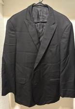Emporio Armani M Line Men's Black with lines Blazer - 44R
