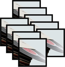 12.5X12.5 Vinyl Record Frame, Matte Black Album Picture Frame Fits 12X12 LP and