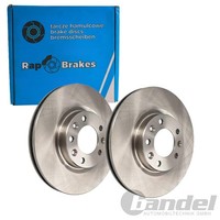 2X RAP Bremsscheiben 283Mm BelÜFtet Vorne Passend FüR CitroËN Berlingo C4 Grand