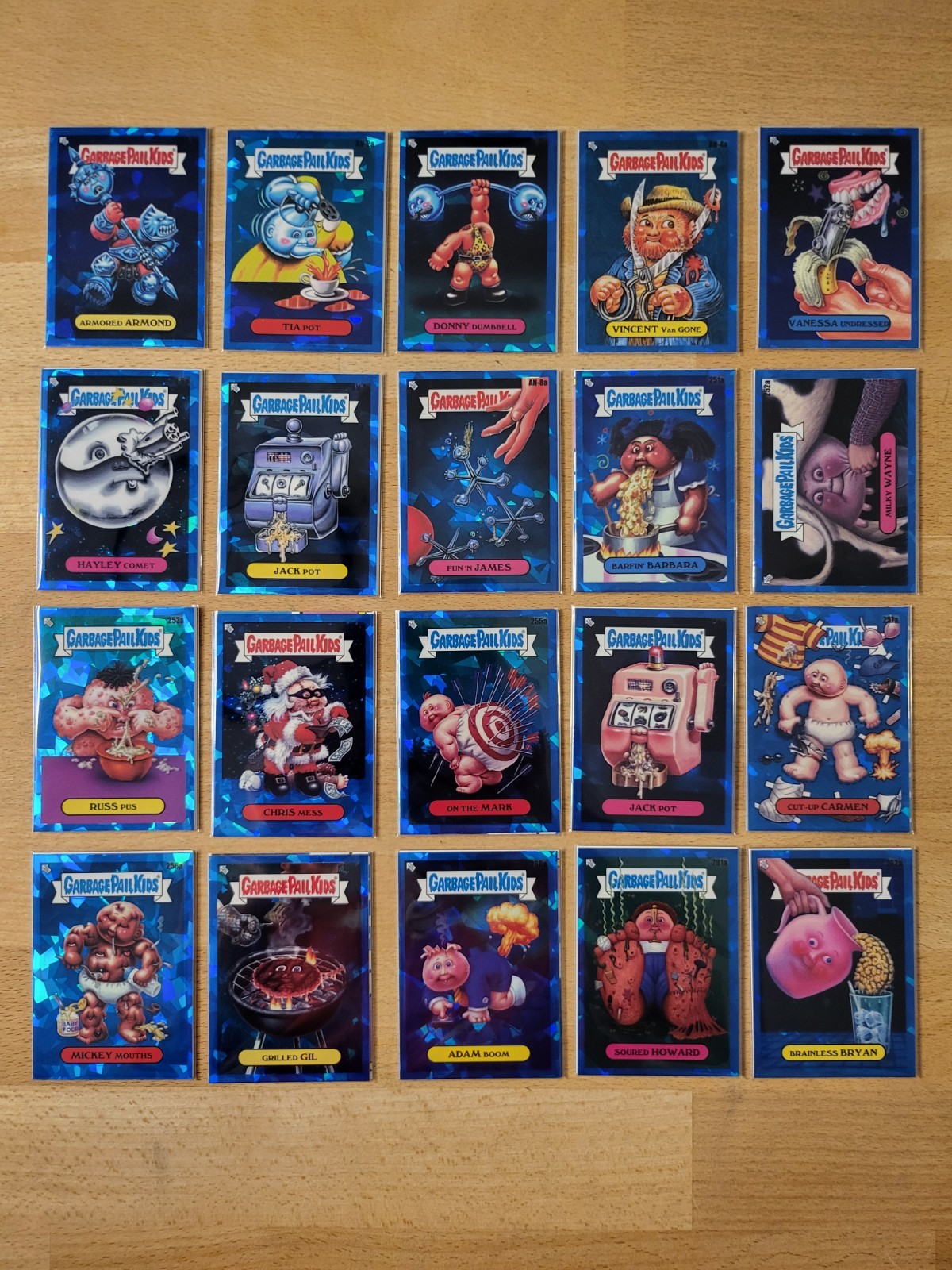 Garbage Pail Kids 2025 SAPPHIRE 5 FULL BASE SET (100 CT)