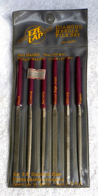 EZE-LAP Diamond Surface Needle File Set   607C Course Grit / Made In USA