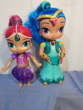 Lote de muñecas Fisher-Price Nickelodeon Shimmer & Shine, Wish & Spin Shimmer