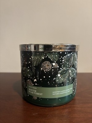 White Barn 3-Wick Scented Candle Bath & Body Works Winter Pear Forest ~ New  
