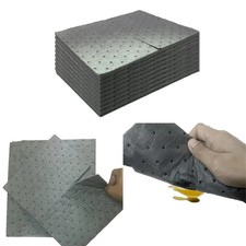 30PCS Universal Light Duty Absorbent Pads, 13"x9.8" Absorbs Oil, Grease, Water