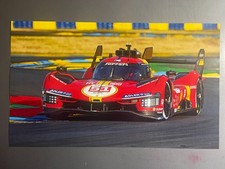 2024 Ferrari 499 Hyper Car Le Mans Print Picture Poster - RARE Awesome L@@K