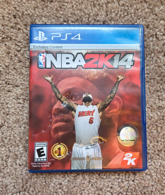NBA 2K14 (Sony PlayStation 4, 2013) Complete LeBron James CIB
