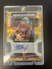 🚀 Max Borghi 2022 Panini Prizm-Gold Cracked Ice (RC) Auto NM/MNT 🚀