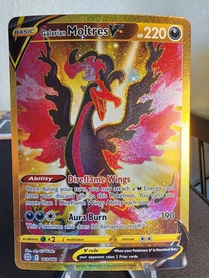 Galarian Moltres V (Secret) 183/172 Swsh09: Brilliant Stars Holo
