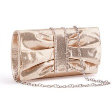 Clutch Purses for Women Bow Flap Evening Bag Wedding Formal Purse Sparkling P...