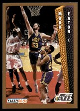 1992-93 Fleer Mark Eaton Utah Jazz #221