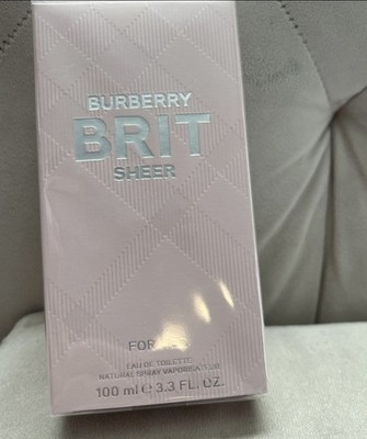 Burberry Brit Sheer Eau de Toilette Spray Regular Size 3.3 fl oz