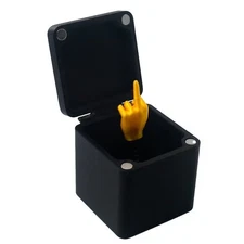1Pcs Adult Funny Gift Toy Prank Gift Box Weird Stuff Joke Middle Finger in a Box