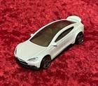 Hot Wheels White Tesla Model S.