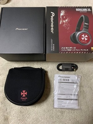 Pioneer Biohazard 20th Anniversary Headphones Umbrella Hi-Res Rare Japan