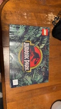 Jurassic Park Trex Breaking Out of Inclosure LEGO Set
