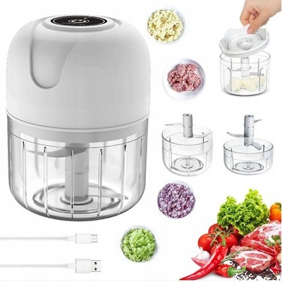 Akku Elektrisch Zerkleinerer Küche Mini Knoblauchhacker Obst Zwiebelschneider DE